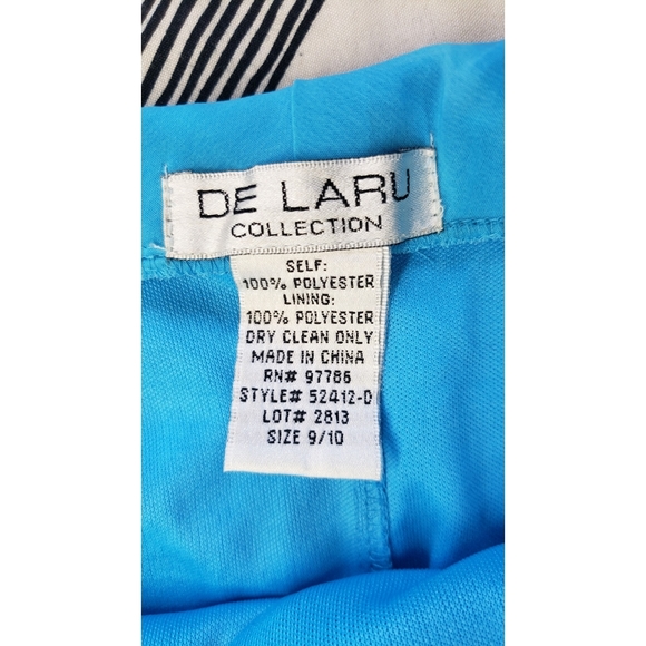 Formal marbled print halter dress size 9/10 - Picture 13 of 13